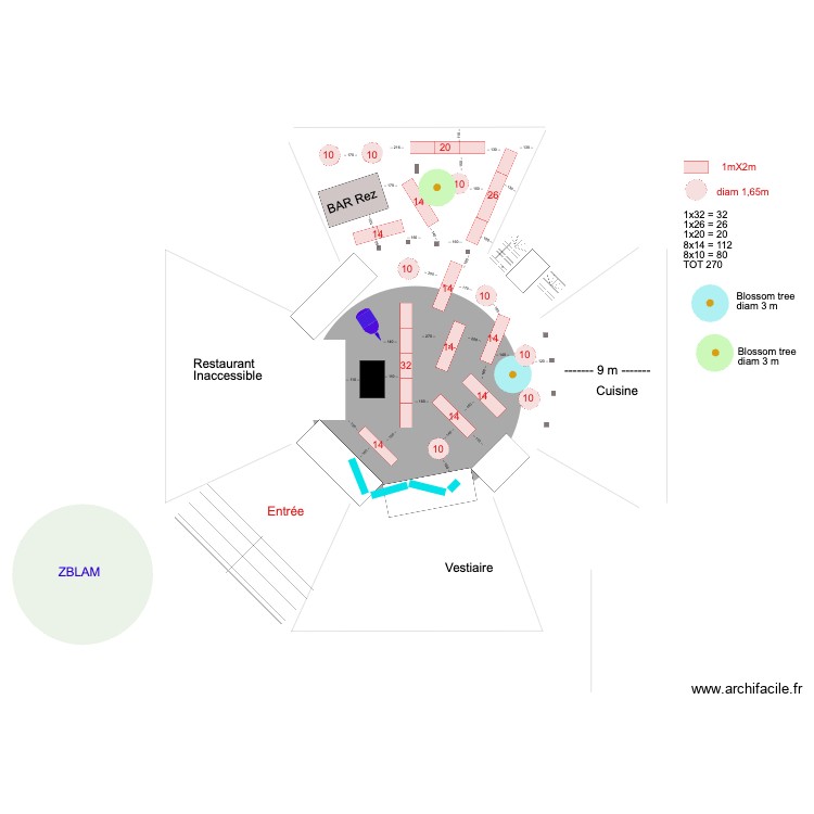 Belgium Pier Rez - Plan tables -. Plan de 0 pièce et 0 m2