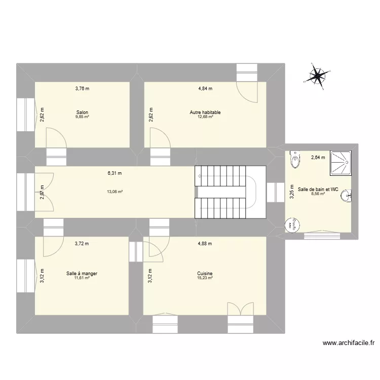 GASSMANN Ange Marie. Plan de 