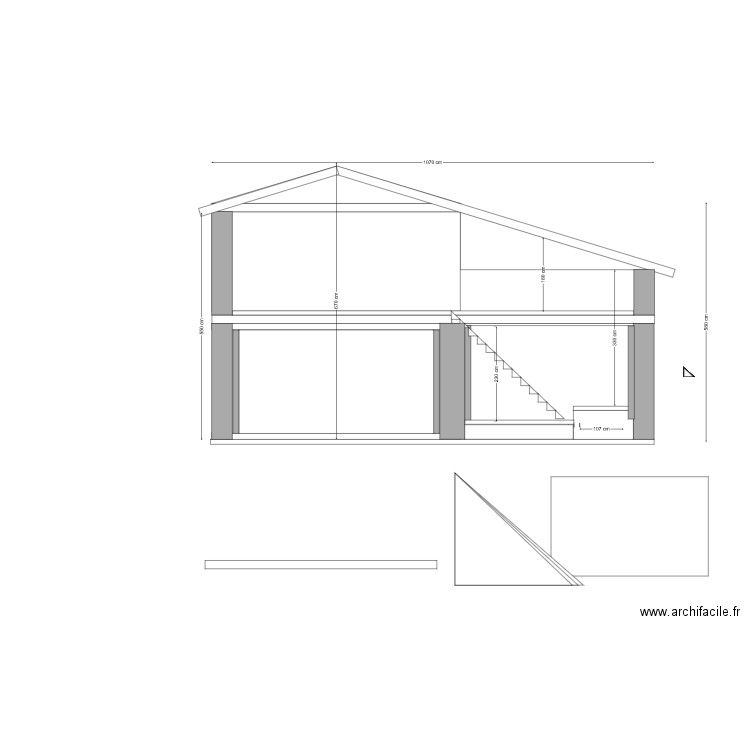 shema hauteurs. Plan de 0 pièce et 0 m2