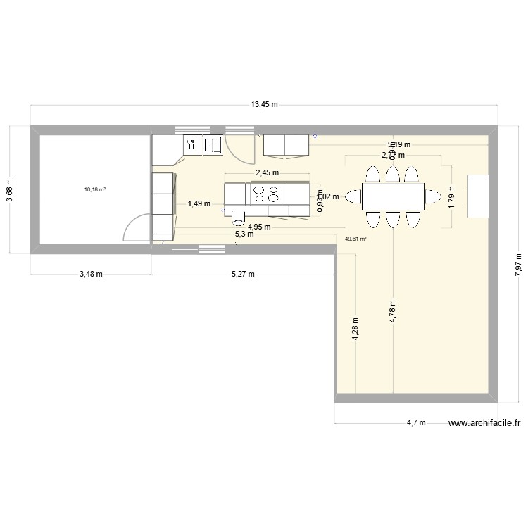 CUISINE Projet. Plan de 0 pièce et 0 m2