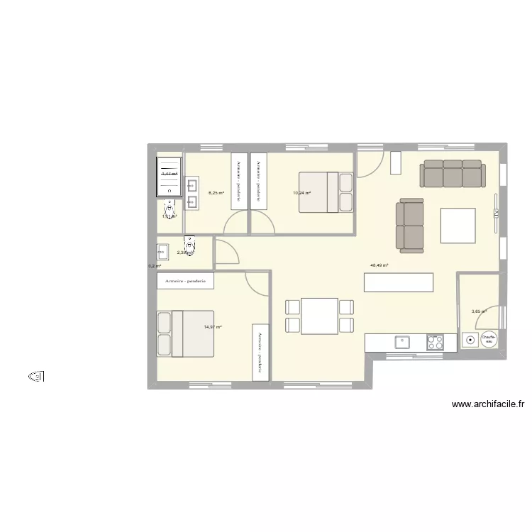 Plan01. Plan de 9 et 89 m² Plan01. Plan de 9 et 89 m²