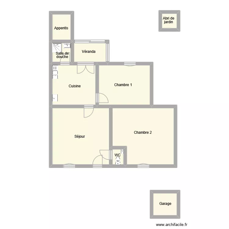 moreau. Plan de 10  et 88 m²