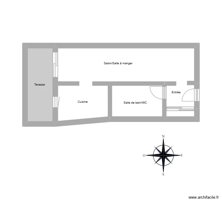 52155. Plan de 4 et 17 m² 52155. Plan de 4 et 17 m²