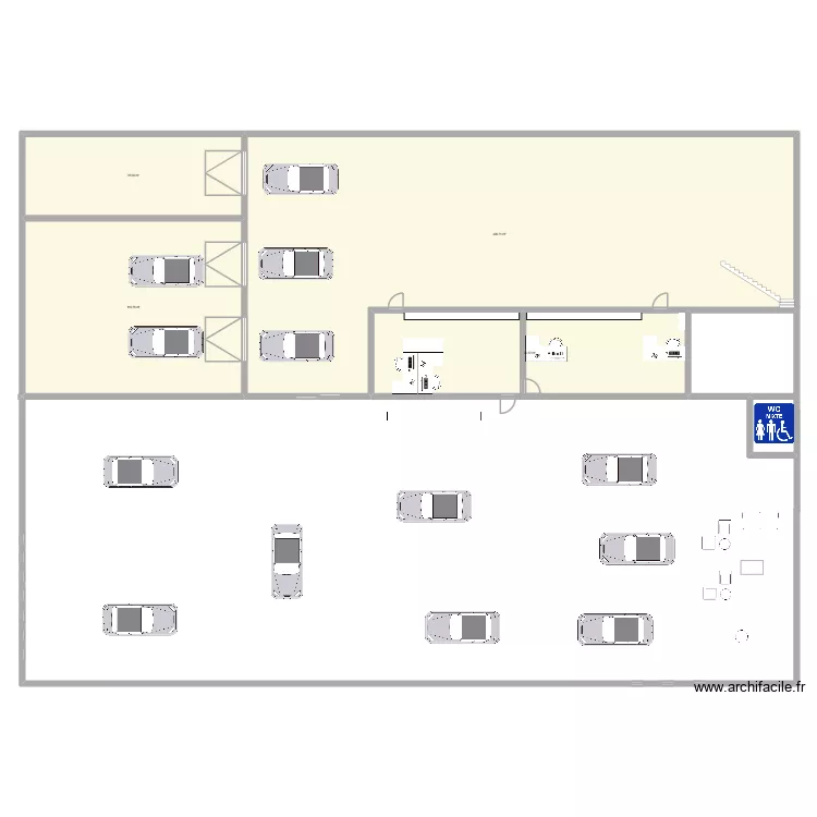 Nissan Espace 3. Plan de 4  et 542 m²