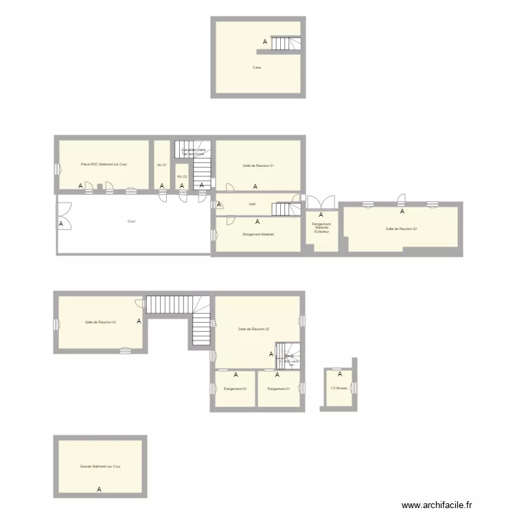 780808141-HOUILLES-LESAMISDUPAVILLON-CROQUIS-P. Plan de 