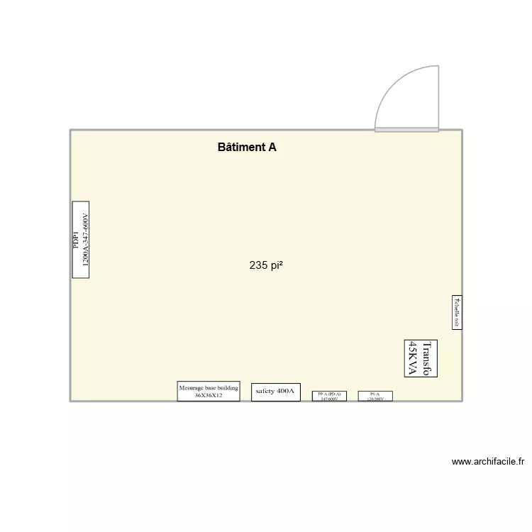 Beauward B&acirc;timent A. Plan de 