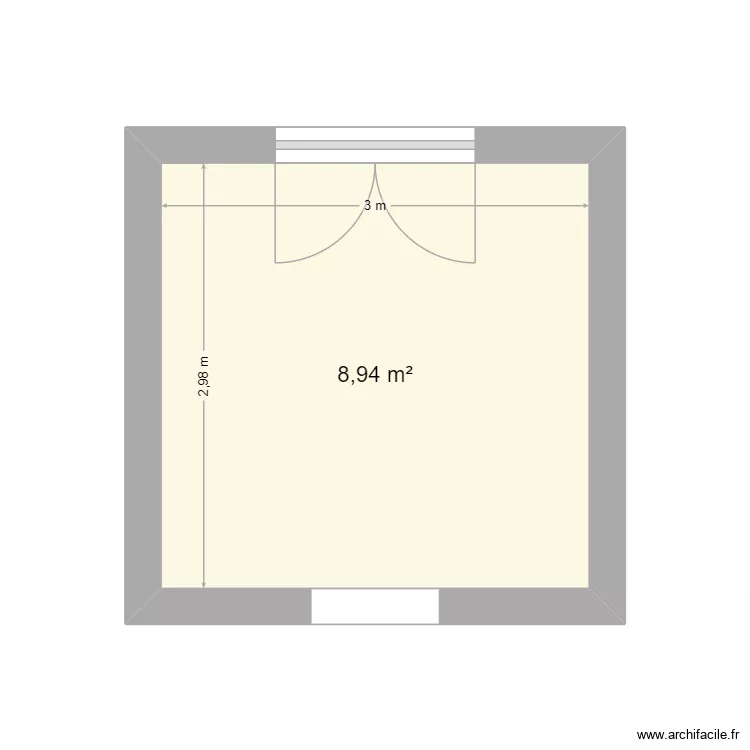 Cuisine. Plan de 1 et 9 m² Cuisine. Plan de 1 et 9 m²