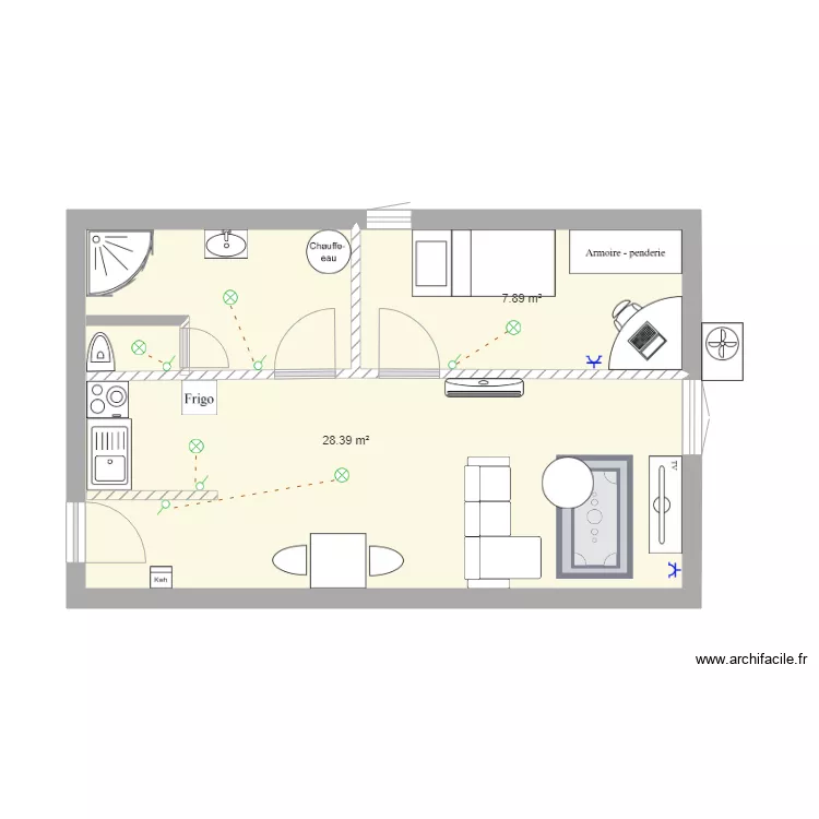 ztreize. Plan de 2 et 36 m² ztreize. Plan de 2 et 36 m²