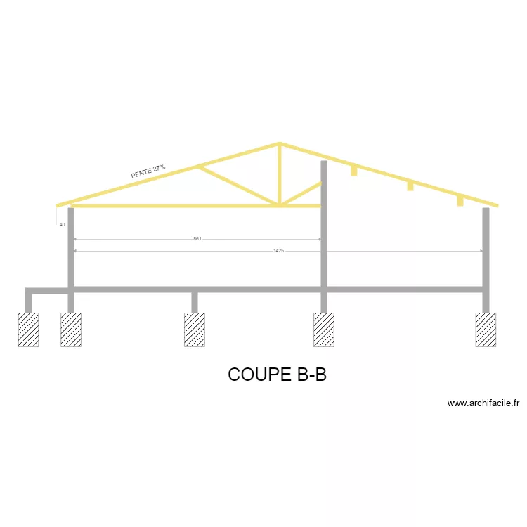 DAVID COUPE BB. Plan de 