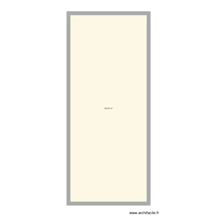 Fabmary. Plan de 1  et 81 m²