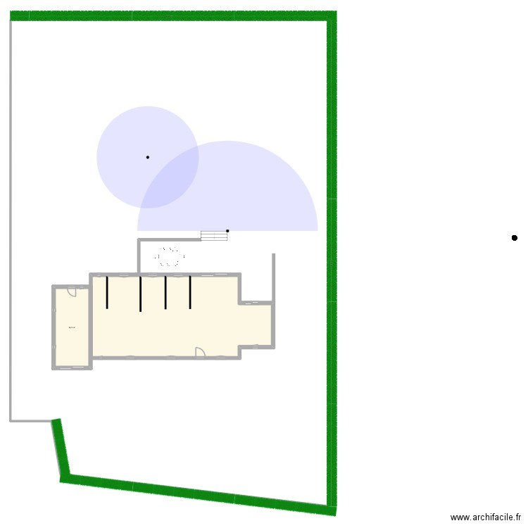 Valergues003. Plan de 2 pièces et 150 m2
