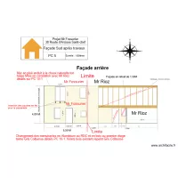 PC 5  Fa&ccedil;ade Sud apr&egrave;s travaux avec d&eacute;tails Florian