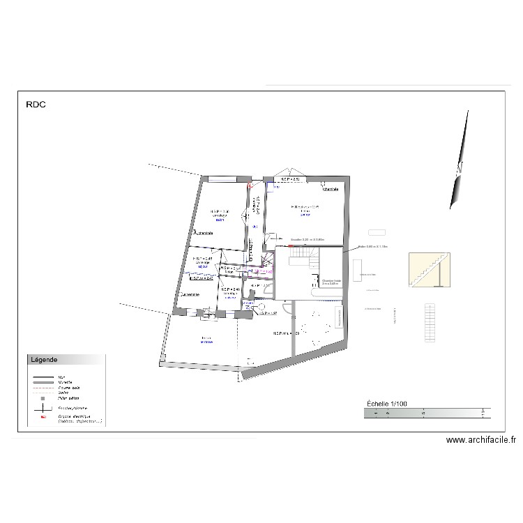 Modif plan atelier 2. Plan de 0 pièce et 0 m2