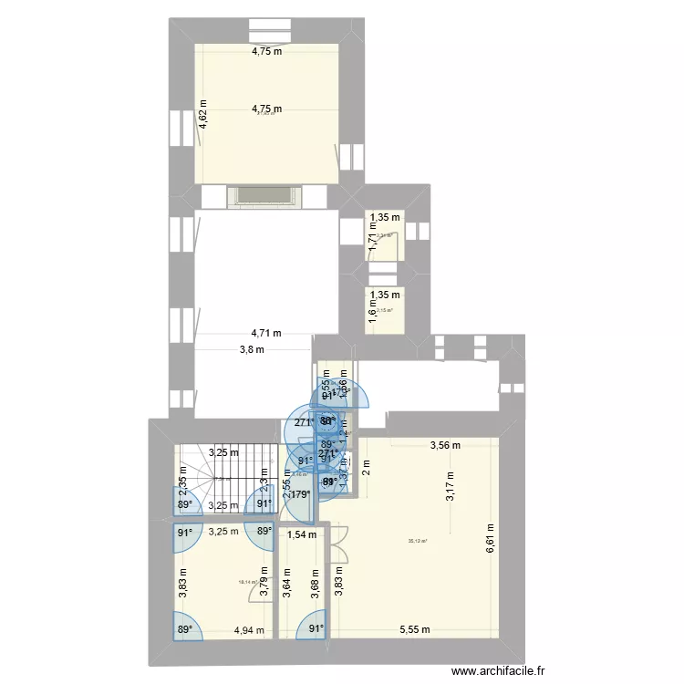 martel to be. Plan de 11 et 95 m² martel to be. Plan de 11 et 95 m²