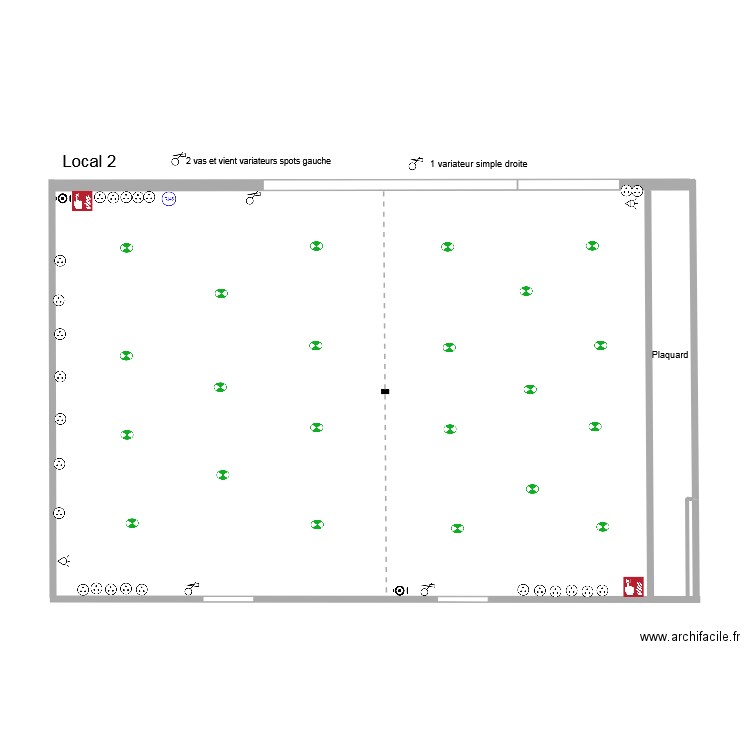 local 2 elec. Plan de 0 pièce et 0 m2