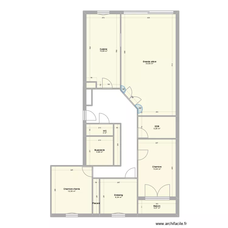 St-Amand. Plan de 12 et 103 m² St-Amand. Plan de 12 et 103 m²
