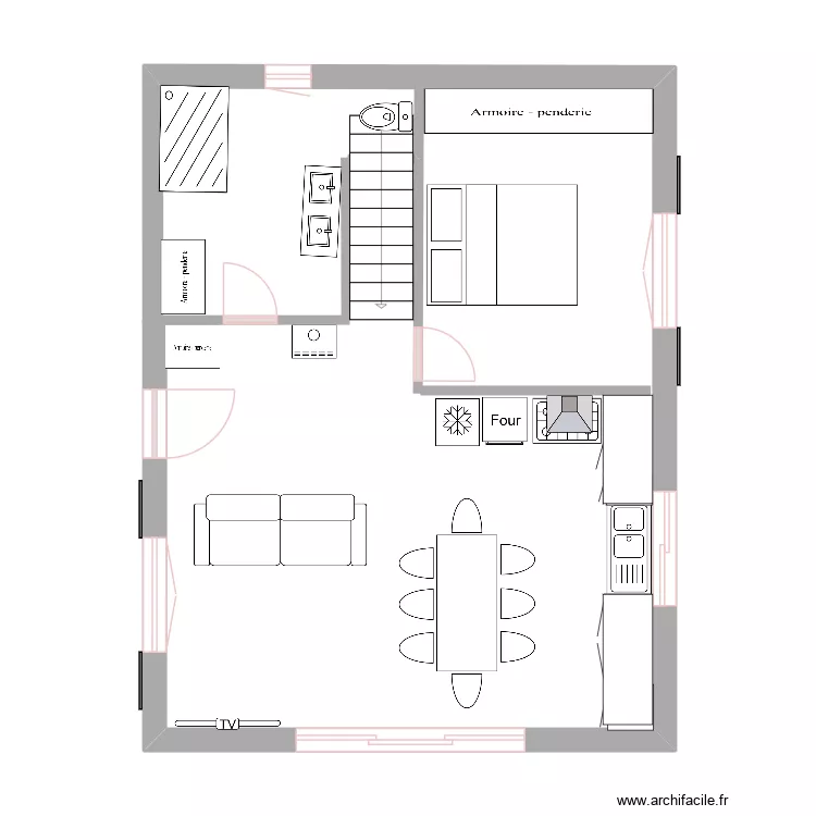 Savines v1. Plan de 