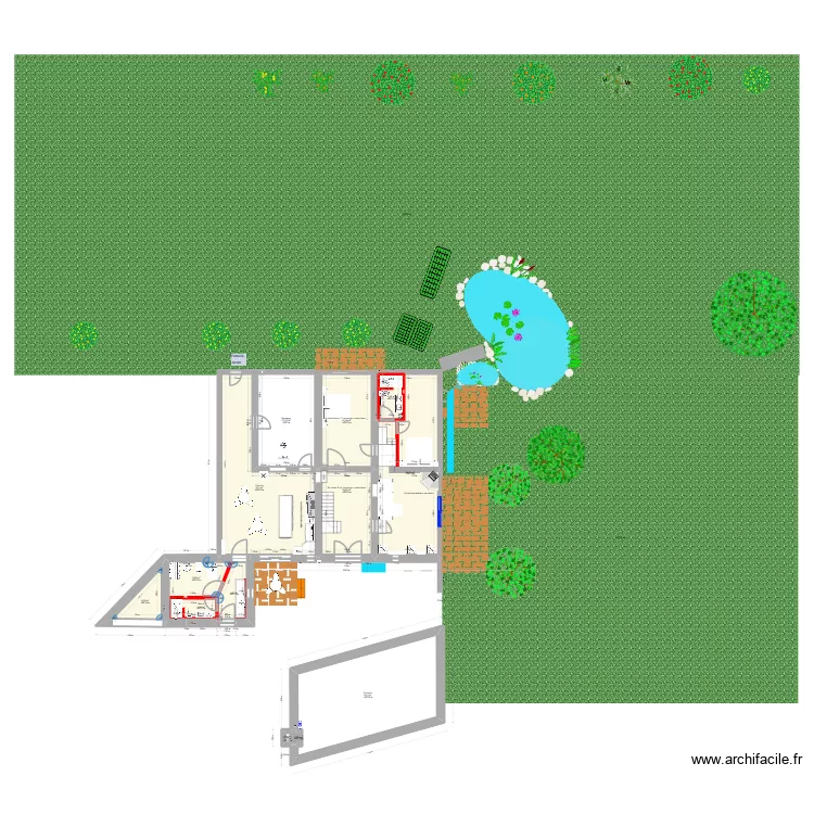 Casa Lousadela. Plan de 33  et 568 m²