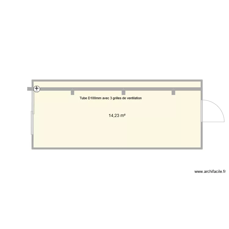 EIFFAGE MEYZIEU - VMC VESTIAIRE. Plan de 