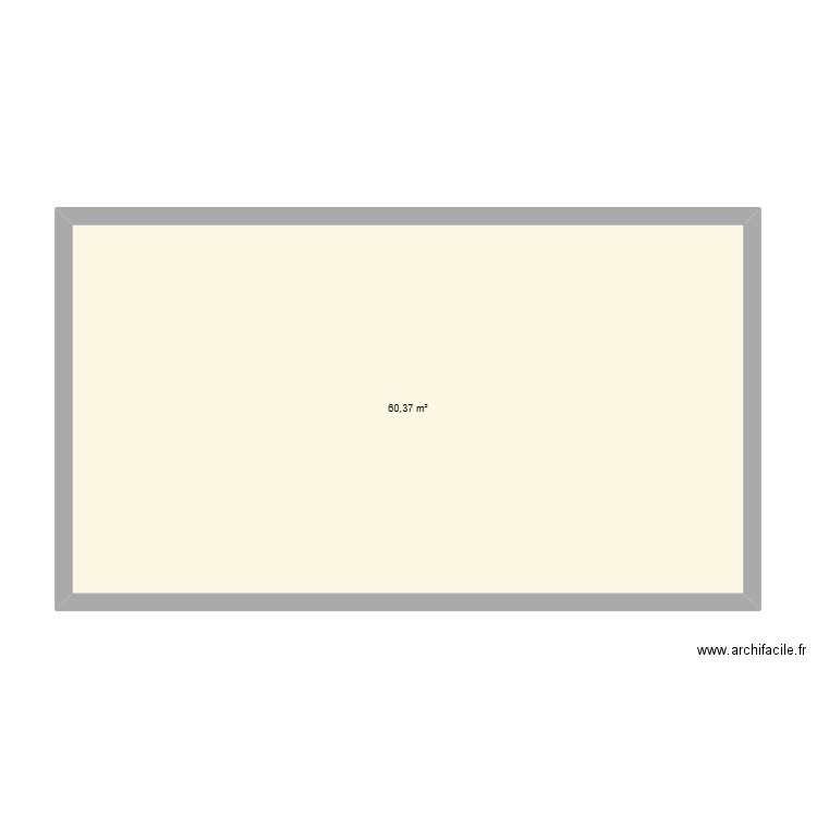 renac APP 2. Plan de 1 pièce et 60 m2