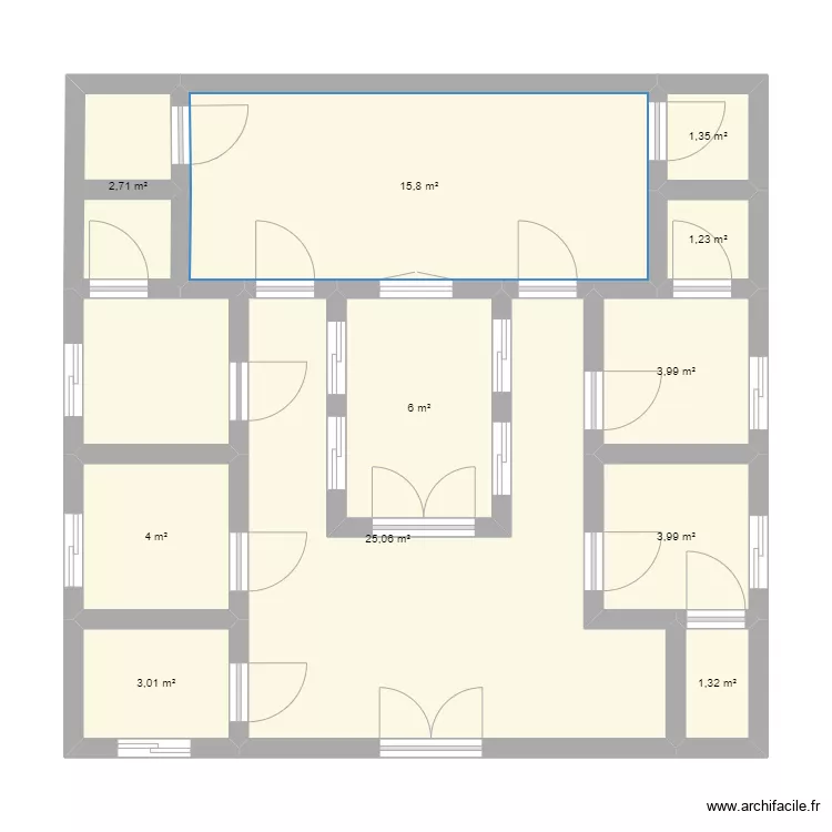 Plan DMC. Plan de 11  et 68 m²
