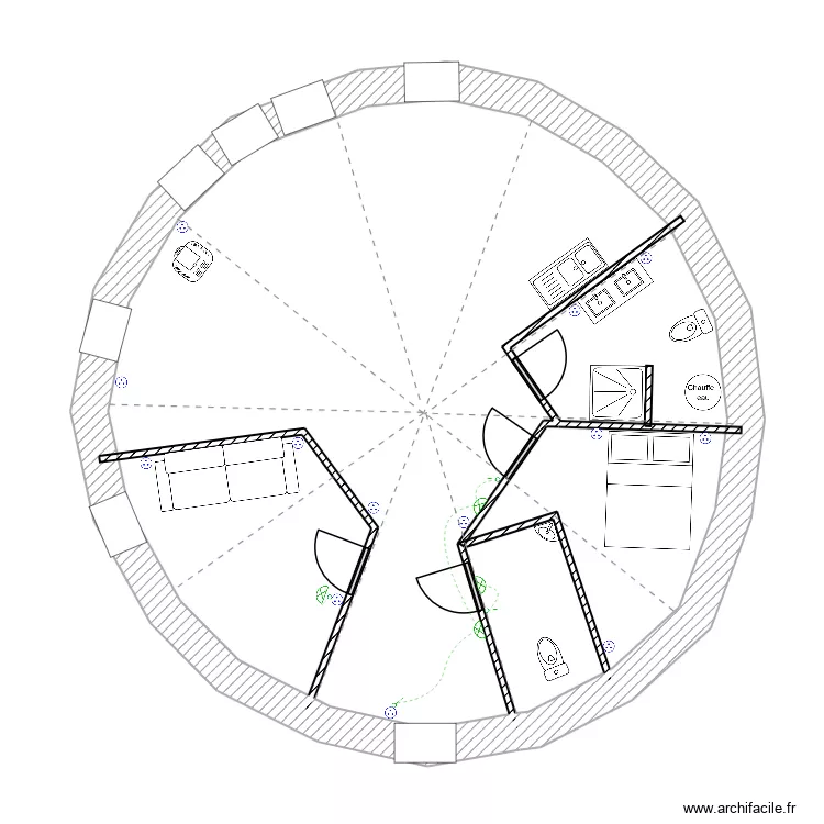 BRIDIER ETAGE Elec. Plan de 2  et 78 m²