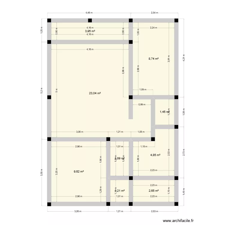 Plan de fondation Boris. Plan de 