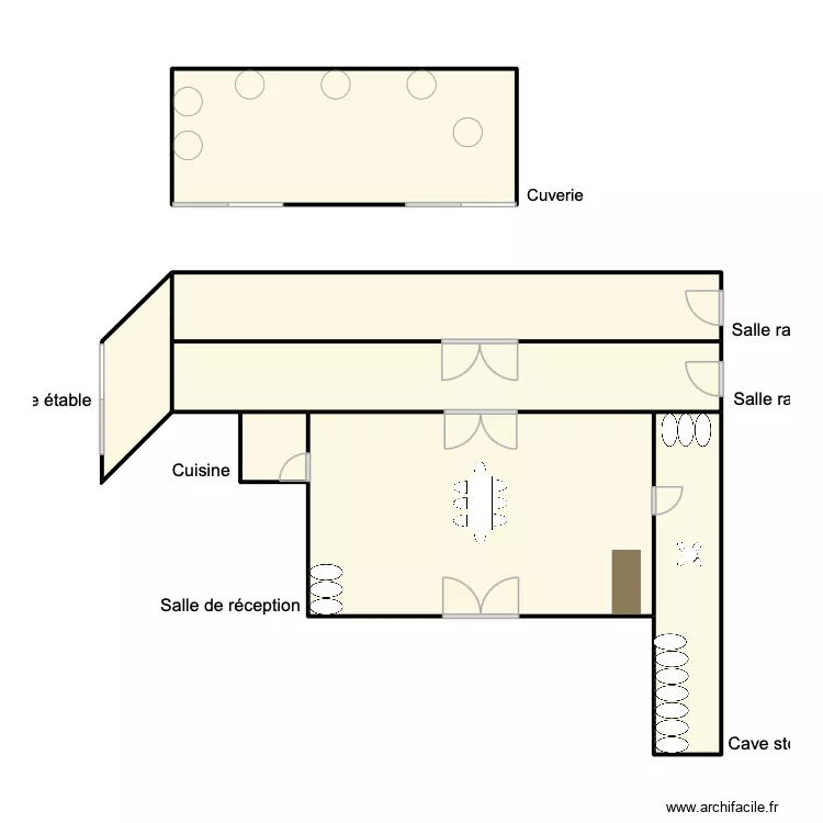 Plan loco. Plan de 7  et 48 m²