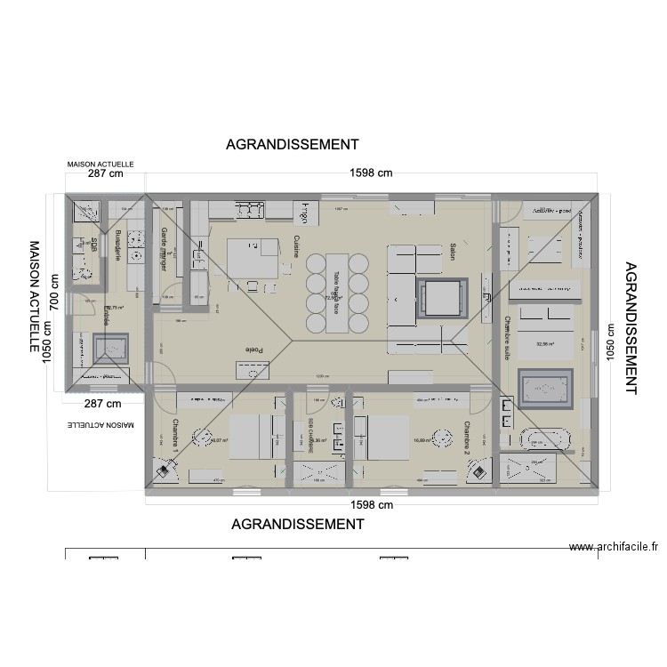MAISON 1. Plan de 0 pièce et 0 m2