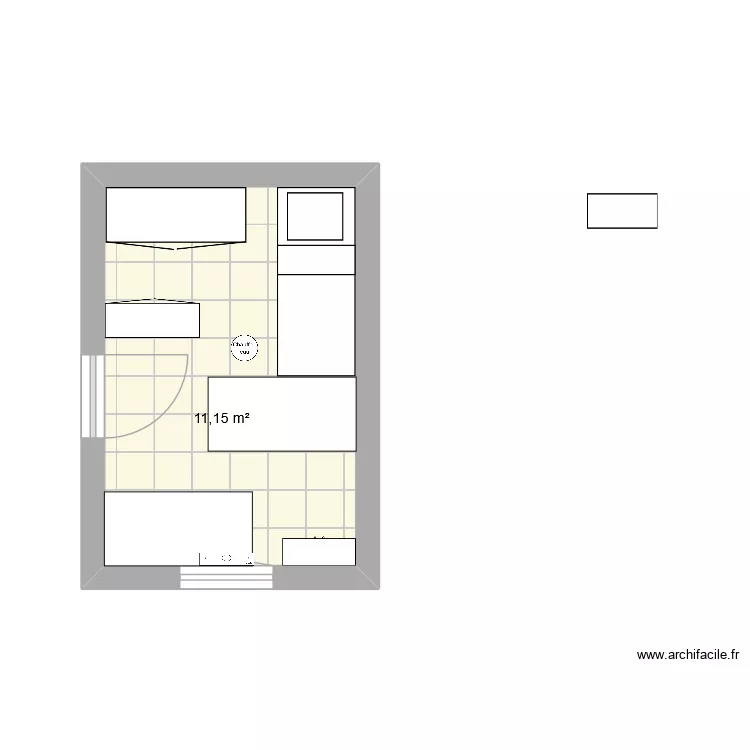 bureau 1. Plan de 1 et 11 m² bureau 1. Plan de 1 et 11 m²