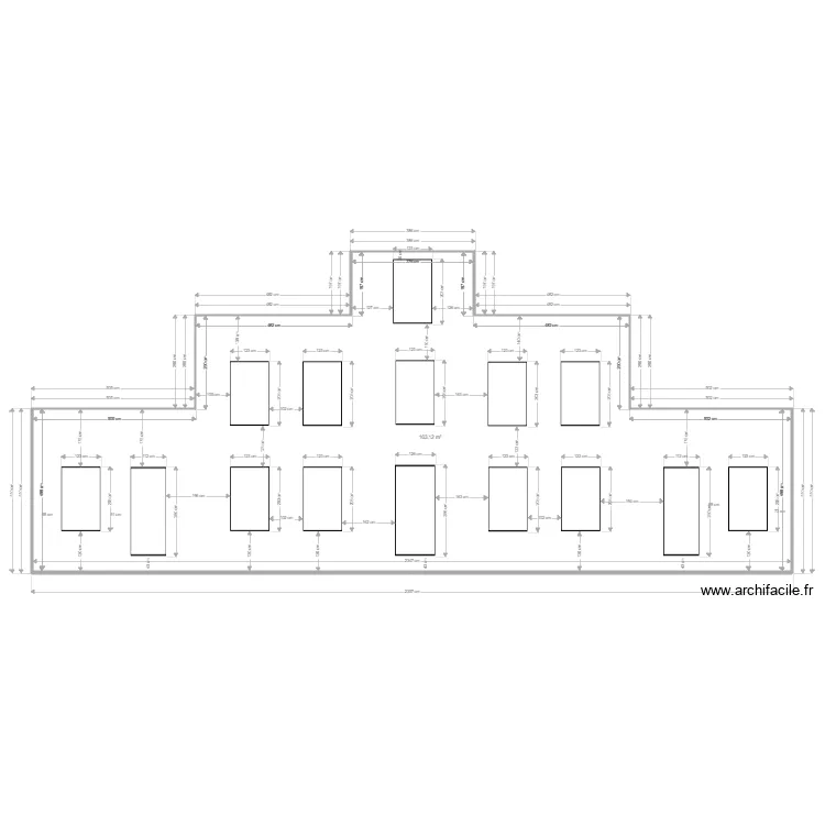 FACADE MAISON ARCHI 5. Plan de 1 et 163 m² FACADE MAISON ARCHI 5. Plan de 1 et 163 m²