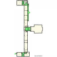 Plan 2&egrave;me &eacute;tage face ouest
