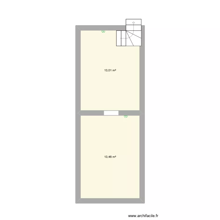 Maison Arquennes &eacute;lectricit&eacute; CAVE. Plan de 2  et 26 m²