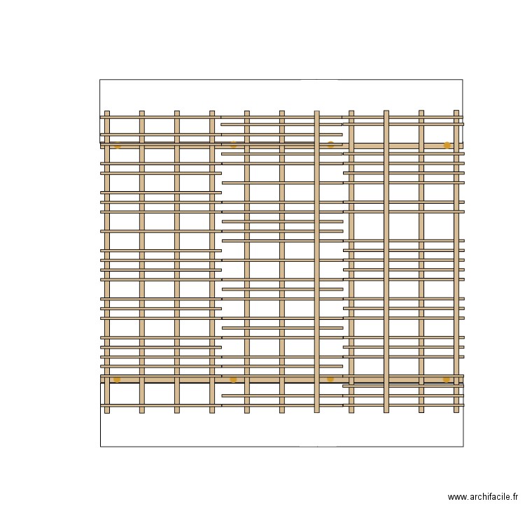 Pergola MAB Fontenay. Plan de 0 pièce et 0 m2