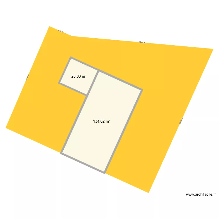 plan cadastrale chris. Plan de 2  et 160 m²