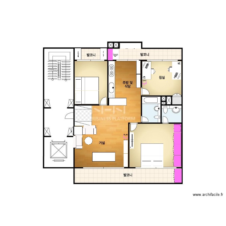 삼각산아이원. Plan de 0 pièce et 0 m2