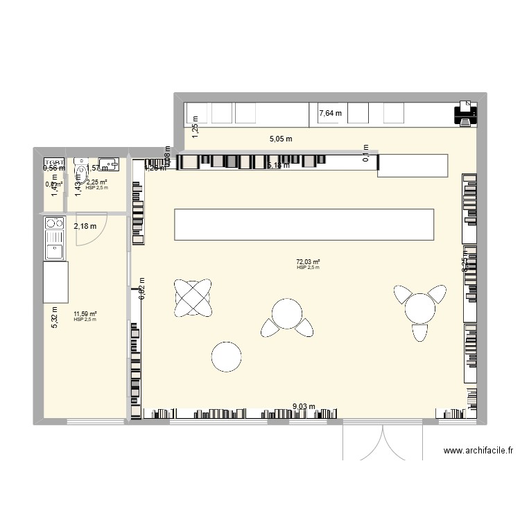 V4S LCR VERGER 4. Plan de 4 pièces et 87 m2