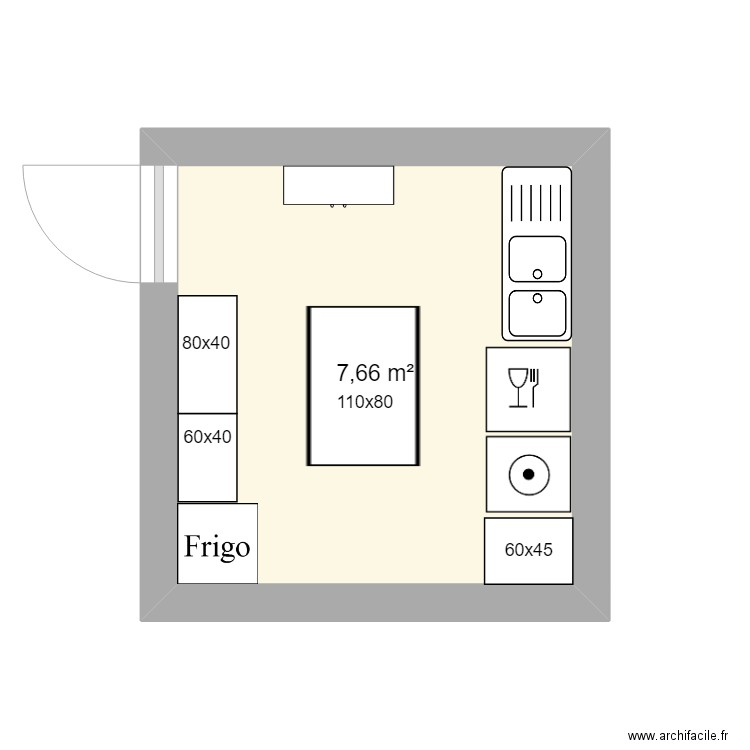 moune. Plan de 0 pièce et 0 m2