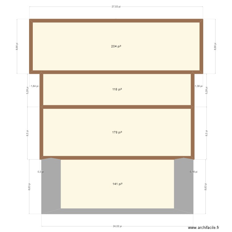 maison steph. Plan de 19 pièces et 522 m2