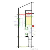 BAUCQ 77 Bel &eacute;tage - Luminaires zone plafond cuisine + a&eacute;rationHSP sous cuisine