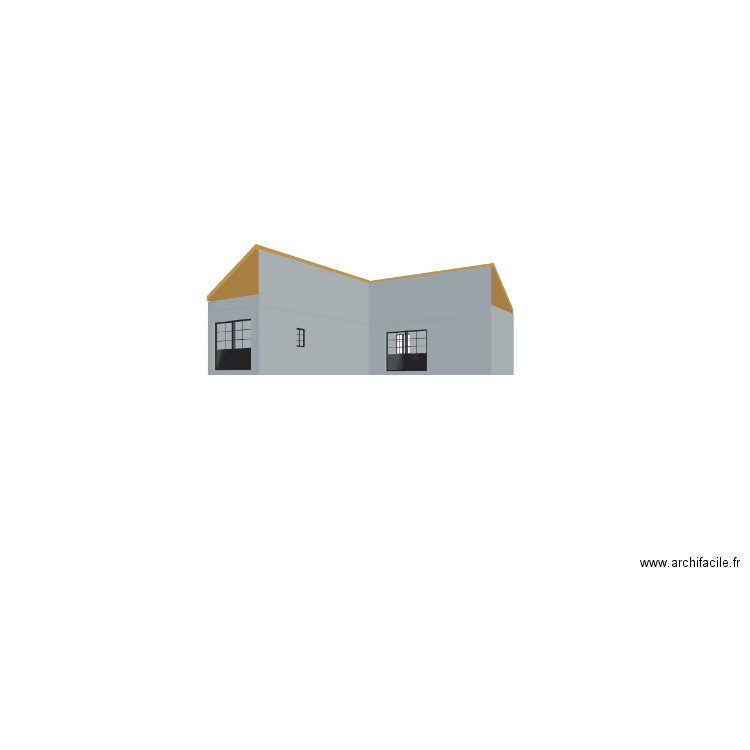 ESSAI 3D. Plan de 2 pièces et 93 m2