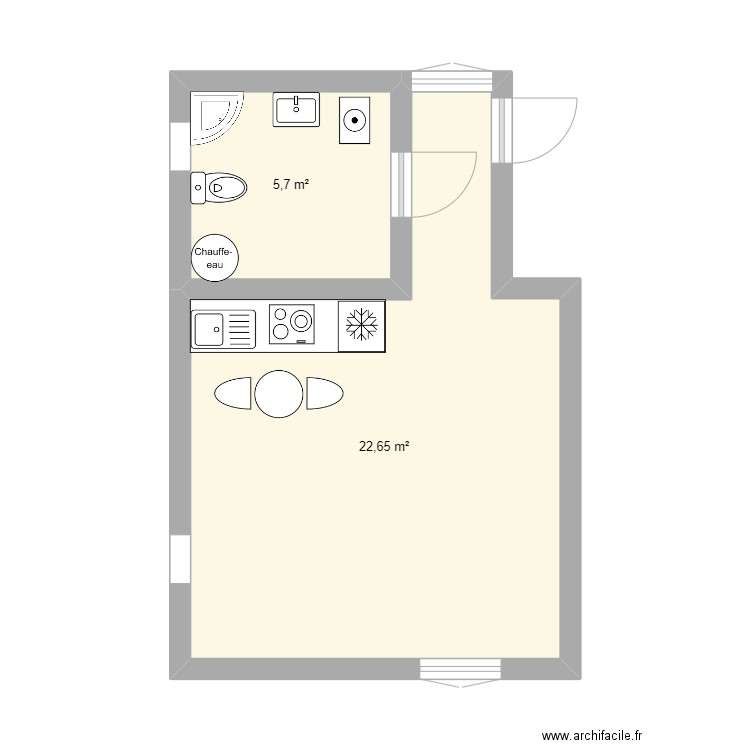 MAISON. Plan de 0 pièce et 0 m2