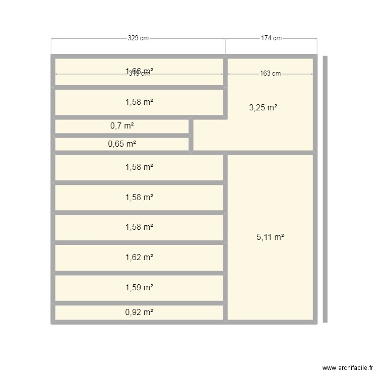 plan placher mezanine . Plan de 0 pièce et 0 m2