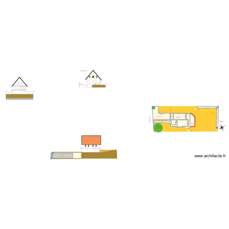 durningen vue dessus masse (apres). Plan de durningen vue dessus masse (apres). Plan de