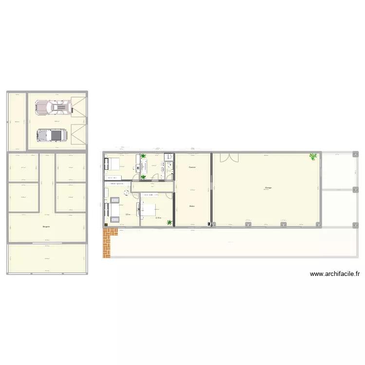 Villa Tarzan Permis. Plan de 