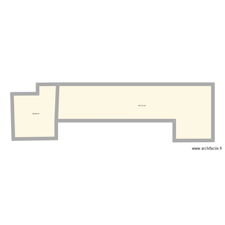 eus2. Plan de 2 pièces et 53 m2