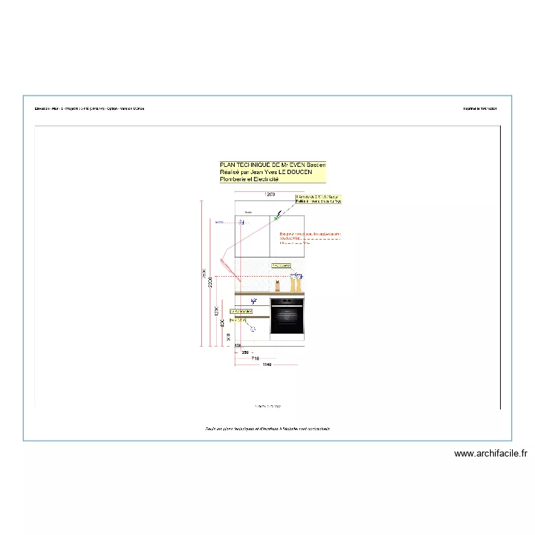 EVEN Bastien . Plan de 