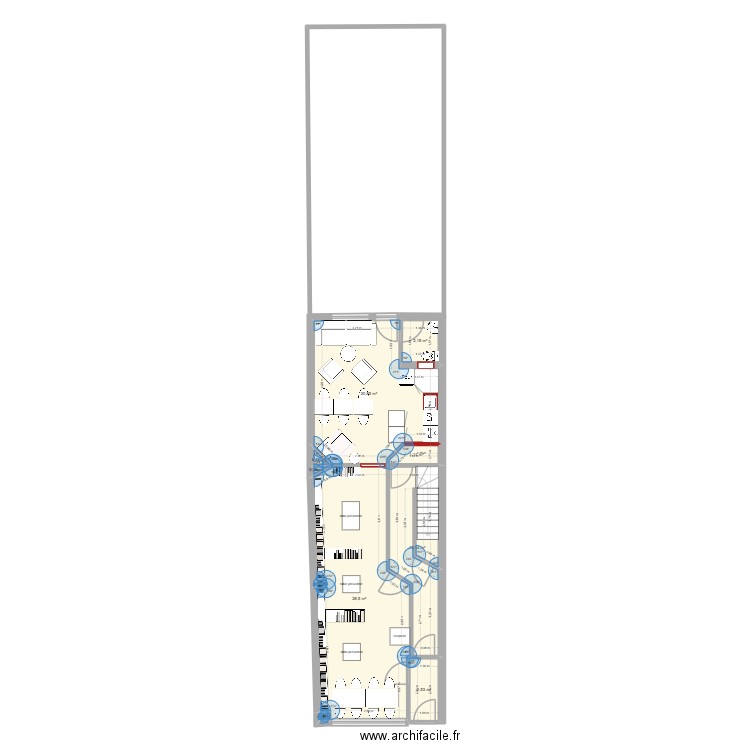 68 4. Plan de 10 pièces et 66 m2