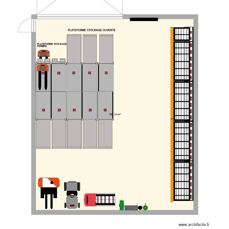 STEF CUSTINES 2. Plan de 1 pièce et 109 m2