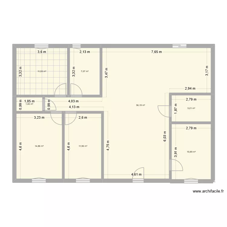 maison. Plan de 8 et 120 m² maison. Plan de 8 et 120 m²